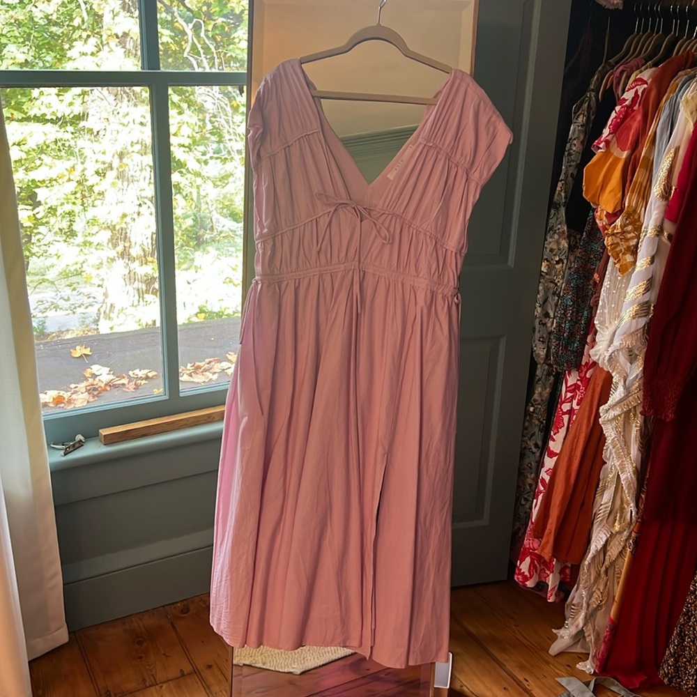 ASTR lilac midi dress